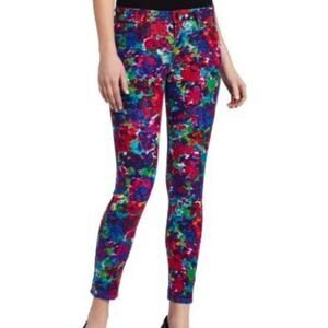 Joe's Jeans Corduroy Pants Psychedelic Floral Corduroy Pants Retro Hippie Sz 28